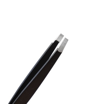 1 - Ethos Tweezers - Pinzetta Nera Professionale Punta Retta
