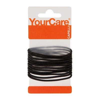 1 - YourCare PP455NERO hair accessory Hair ties set 12 pc(s) Fabric