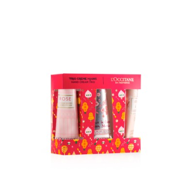 1 - L'Occitane Floral Hand Cream Trio Set