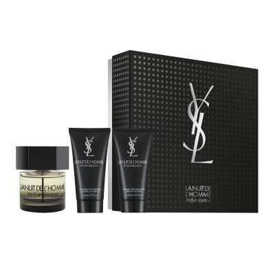 1 - Yves Saint Laurent Coffret XMAS 2019 La Nuit De L'Homme Eau de Toilette 60ml + Shower gel 50ml + After shave lotion 50ml