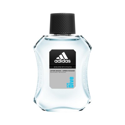 1 - Adidas Confezione Regalo Uomo Ice Dive, Eau de Toilette 50 ml, Dopobarba 100 ml, Berretto di Lana