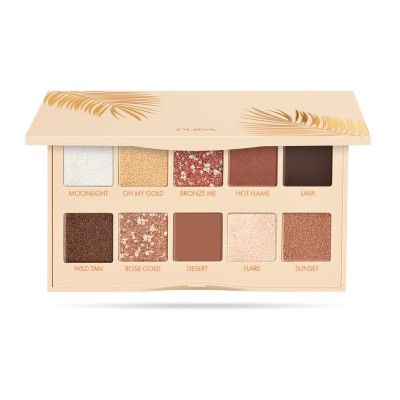 1 - PUPA Milano Shine Bright Palette Occhi 001 Golden Hour