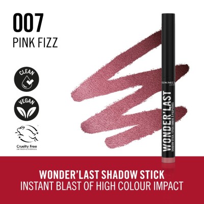 1 - Rimmel Wonder'Last Shadow Stick 007 Pink Fizz 1.64g