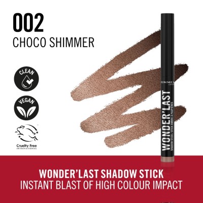 1 - Rimmel Wonder'Last Shadow Stick 002 Choco Shimmer 1.64g