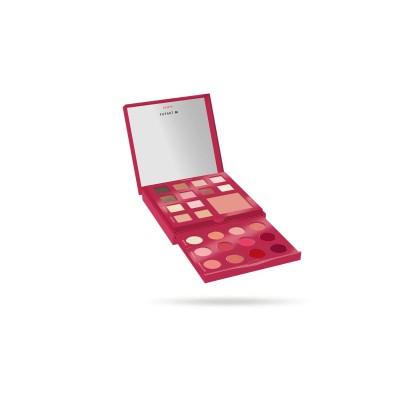 1 - PUPA Milano Pupart M Palette Make-up 003 BURGUNDY