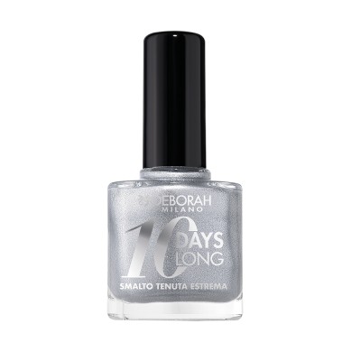 1 - Deborah Milano 10 Days Long nail polish 11 ml Silver