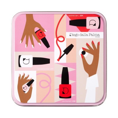 1 - Diego dalla Palma Nails Kit (Hardening Base 201 + Nail Polish 204 + Snail Polish 236) 14ml + 14ml + 14ml