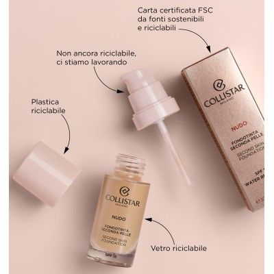 1 - Collistar Nudo Fondotinta Seconda Pelle SPF15 5N - Ambra 30ml