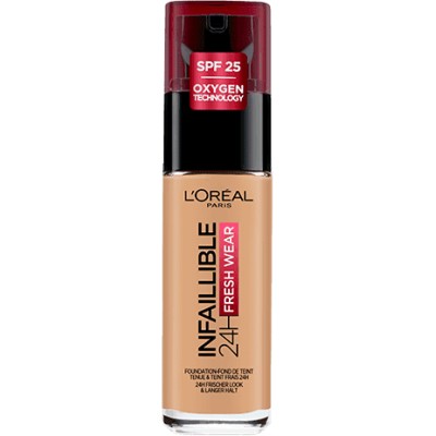 1 - L’Oréal Paris Infallible 24H Fresh Wear 250 Radiant Sun, 30ml