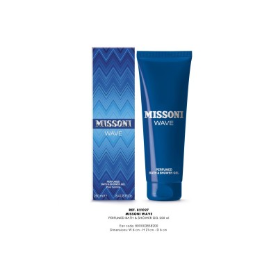 1 - Missoni Wave Perfumed Bath & Shower Gel 250ml