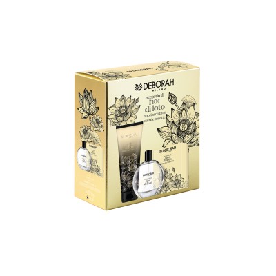 1 - Deborah Milano Kit Fior Di Loto EDT 100ml + Docciaschiuma 250ml