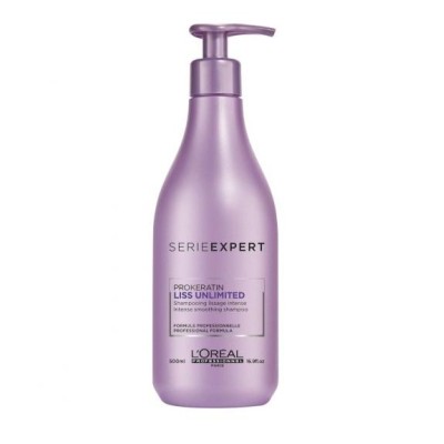1 - L’Oréal Paris Serie Expert Liss Unlimited ProKeratin 500 ml Shampoo Professionale Donna