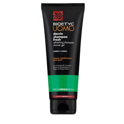 1 - Bioetyc Uomo Doccia Shampoo Fresh, 250ml