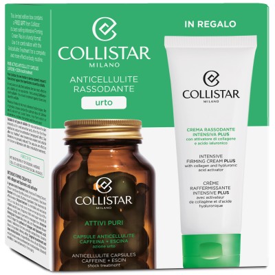 1 - Collistar Routine Anticellulite Rassodante Urto: Crema Rassodante Intensiva Plus 75 ml + Capsule Anticellulite Caffeina, Esc