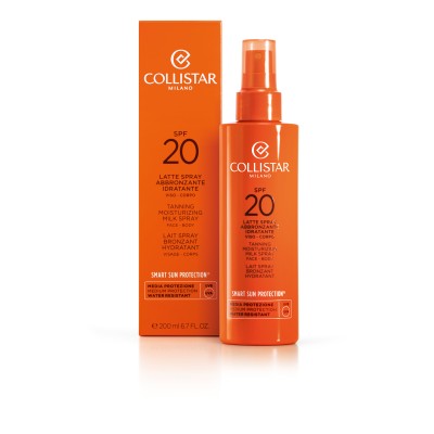 1 - Collistar Tanning Moisturizing Milk Spray SPF 20, 200 ml