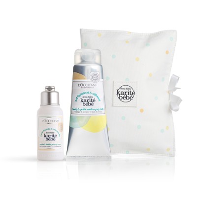 1 - L'Occitane Trousse da viaggio Karité Bébé