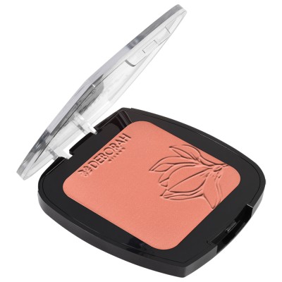 1 - Deborah Milano Super Blush 02 Coral Pink 9g + Pennello Omaggio