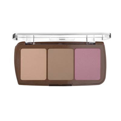 1 - Deborah Milano Face Trio Palette Contour & Sculpt 01 Light 43g