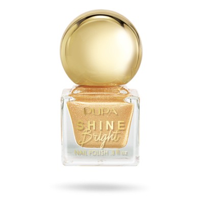 1 - PUPA Milano Shine Bright Smalto Scintillante 001 Golden Sand 9ml