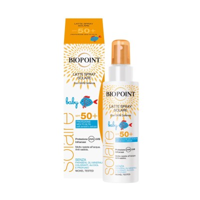 1 - Biopoint Latte Spray Solare SPF 50+ Baby 150ml