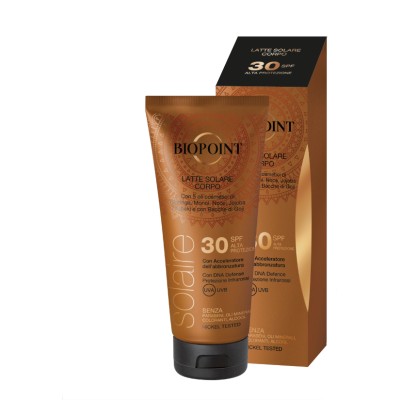 1 - Biopoint Latte protezione solare SPF30 200 ml Corpo