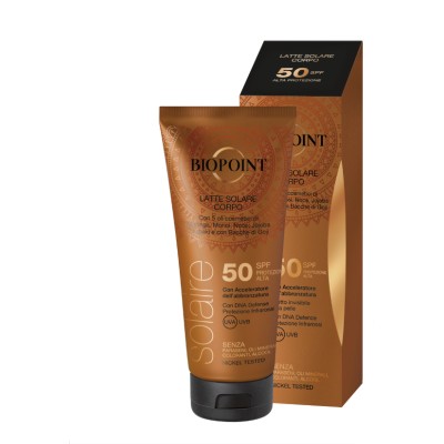 1 - Biopoint Latte protezione solare 200 ml Viso e corpo
