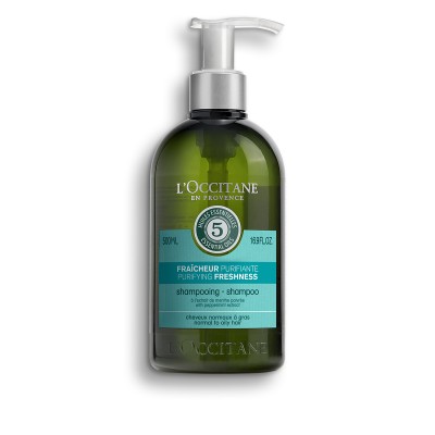 1 - L'Occitane Shampoo Pure Fraîcheur Aromachologie 500ml