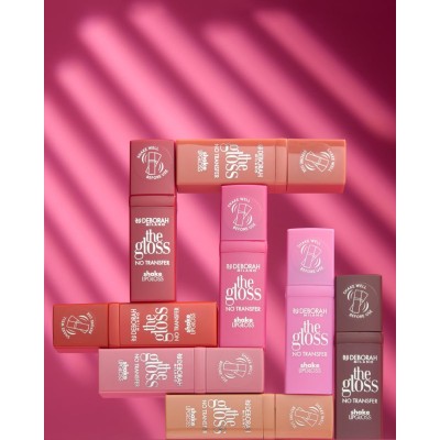 1 - Deborah Milano THE GLOSS NO TRANSFER SHAKE LIPGLOSS lip gloss 4 ml 02 PETAL
