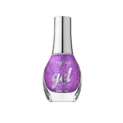 1 - Deborah Milano Chrome Gel Effect smalto per unghie Viola Cromo