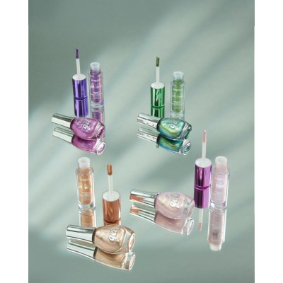 1 - Deborah Milano Ombretto Liquido Color Chrome 04 Lux Green