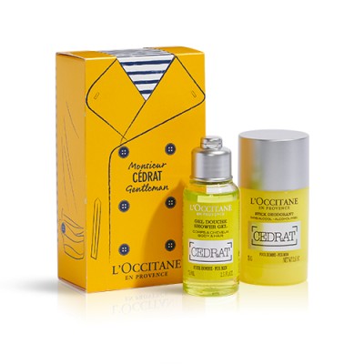 1 - L'Occitane Cofanetto Monsieur Cedrat