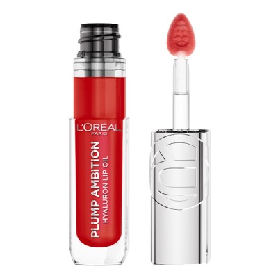 1 - L’Oréal Paris Plump Ambition, 380 Rouge in Love, 5ml lucidalabbra
