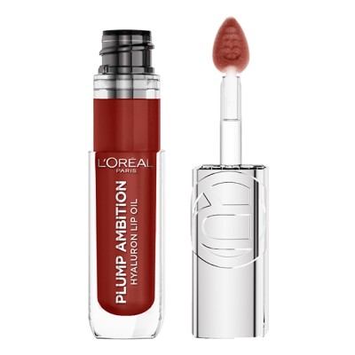 1 - L’Oréal Paris Plump Ambition, 485 Wine O'Clock, 5ml lucidalabbra
