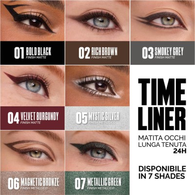 1 - Veralab Time Liner - Eyes 07 Metallic Green