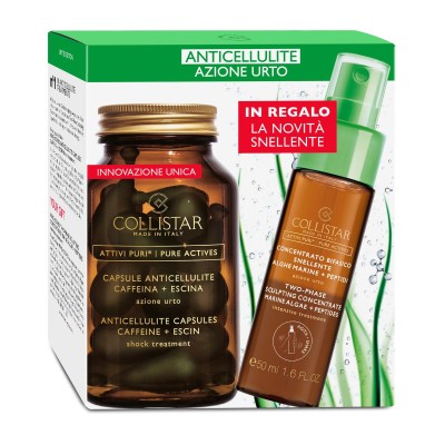 1 - Collistar Capsule Anticellulite Caffeina + Escina 14 pz + Concentrato Bifasico Snellente 50ml