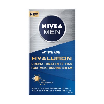 1 - NIVEA Men Active Age Hyaluron Crema Idratante face moisturizer 50 ml Cream