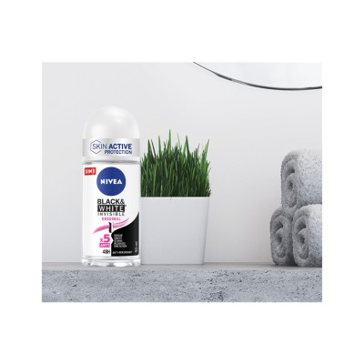 1 - NIVEA Black & White Invisible Original Women Roll deodorant 50 ml 1 pc(s)