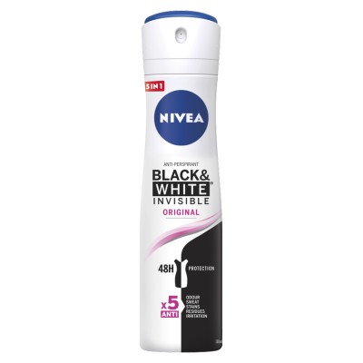 1 - NIVEA Black&White Invisible Original Spray 150 ml