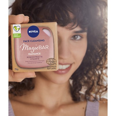 1 - NIVEA MagicBAR Radiance Face Cleansing Bar, 75 g