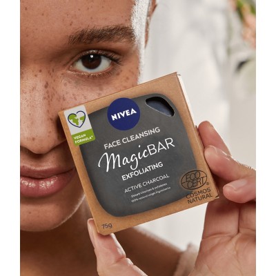 1 - NIVEA MagicBAR Exfoliating Face Scrub, 75 g