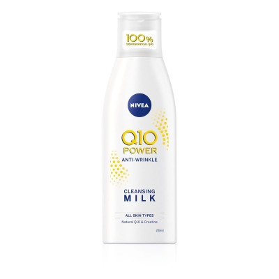 1 - NIVEA Q10 Power Latte Detergente + Anti-Rughe 200ml