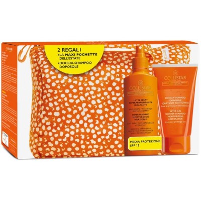 1 - Collistar Supertanning Moisturizing Milk Spray + After Sun Shower-Shampoo