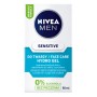 1 - NIVEA Łagodzący Żel Do Twarzy Sensitive face gel 50 ml Men