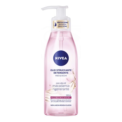 1 - NIVEA OLIO STRUCCANTE DETERGENTE PER PELLI SECCHE E SENSIBILI 150 ml