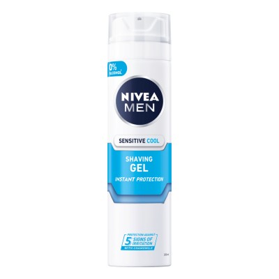 1 - NIVEA COOLING SHAVING GEL Men 200 ml