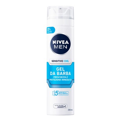 1 - NIVEA SENSITIVE COOL GEL DA BARBA 200 ml