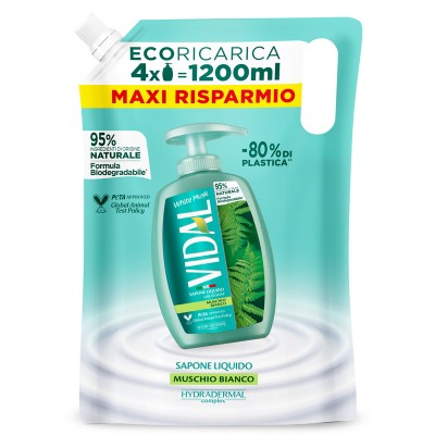 1 - Vidal White Musk 1200 ml Liquid soap 1 pc(s)
