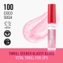 4 - Rimmel Thrill Seeker Glassy Gloss lip gloss 100 Coco Suga