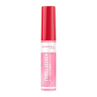 1 - Rimmel Thrill Seeker Glassy Gloss lip gloss 150 Pink Candy