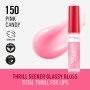 4 - Rimmel Thrill Seeker Glassy Gloss lip gloss 150 Pink Candy